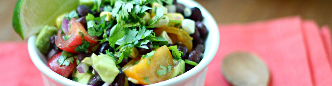 Black Bean, Corn and Avocado Salad