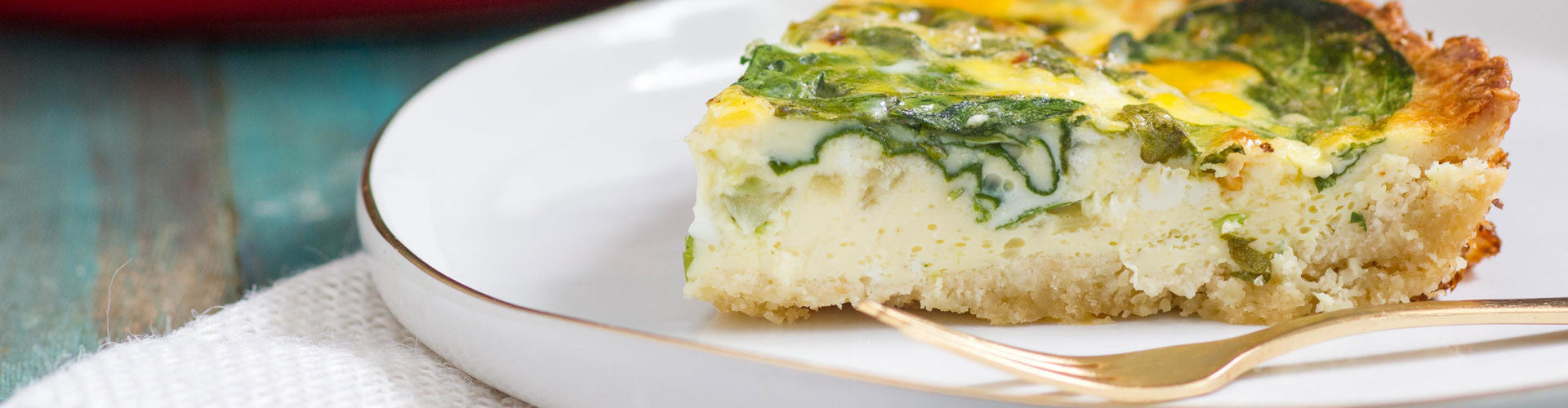 Spinach and Goat Cheese Quiche – Pereg Natural Foods & Spices