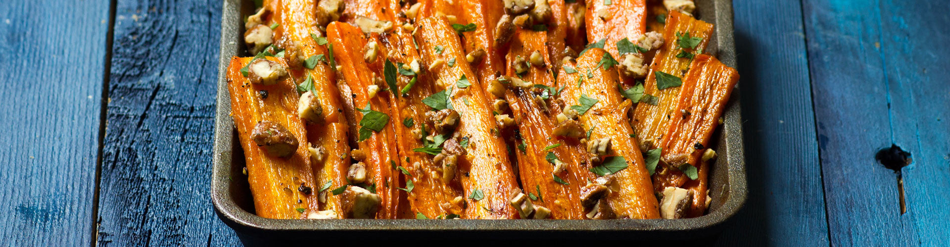 Roasted Carrots with Honey Glazed Pecans
 &ndash; Pereg Natural Foods &amp; Spices