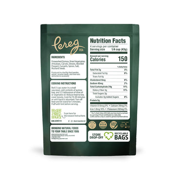 Quinoa - Vegetables Pouch