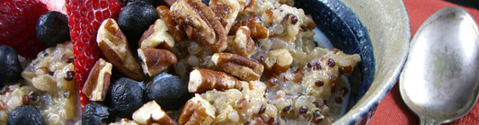 Tricolor Quinoa Coconut Breakfast